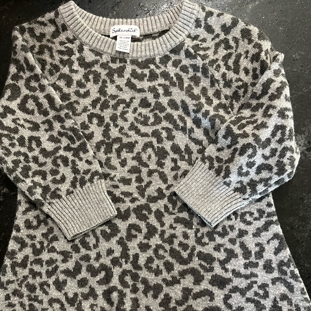 Splendid animal print tunic